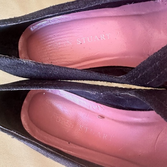 Colin Stuart Black Heels with Chunky Heel and Rounded Toe - Picture 4 of 9